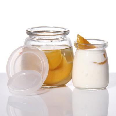 China Stackable Dessert Glass Jars Storage 200ml 300ml Customized for sale