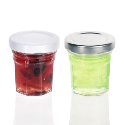 China Low Price Different Capacity High Sealed Round Shape Clear Glass Jar Jam Storing Jar for sale