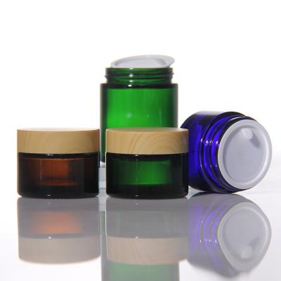 China Glass Cream Jars 60ml 100ml Airless Pump Cream Jar Container 50 Gm ODM for sale