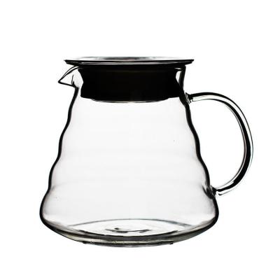 China Cristales de borosilicato transparentes a medida Decanter de cafetera Resistente al calor en venta