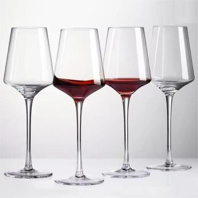 China Retro cristal claro copos de vinho vermelho branco com caule para bebidas presentes à venda