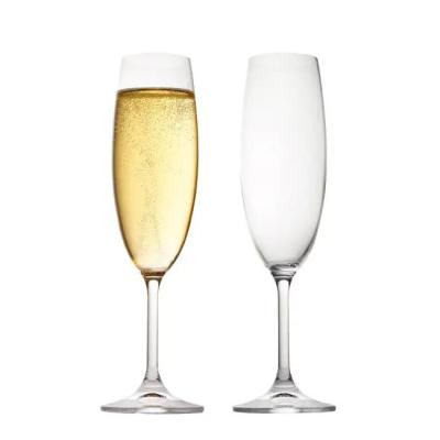 China 170ml Classy Flutes Clear Crystal Wine Champagne Glass For Party zu verkaufen