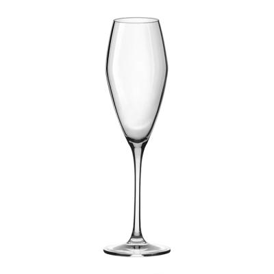 China Custom Wedding Banquet 9oz Champagne Flute Glass Crystal Glassware Gift Packing zu verkaufen