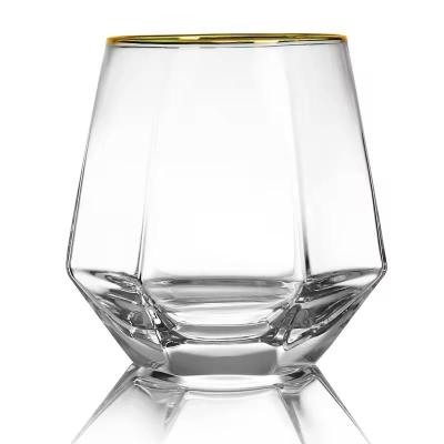 China 10 Oz Round Old Fashioned Glass Lowball Bar Tumblers Whisky Glass zu verkaufen