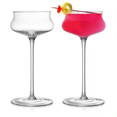 China 10 Oz benutzerdefiniertes klares Cocktailglas Martini-Gläser Bar-Glaswaren zu verkaufen