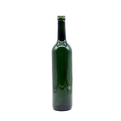 Chine Verre vide 750ml 550ml 330ml Bouteille de bière usine en gros Transparent à vendre