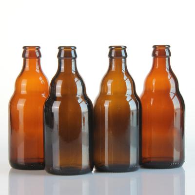 China Umweltfreundliche 250 ml 500 ml 330 ml Glas Bierflasche für Bierdrinke zu verkaufen