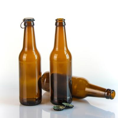 Chine Vente en gros de verre vide 750ml 550ml 330ml Fabbrique de bouteilles de bière Transparente à vendre