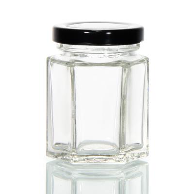 China Custom Design Wide Mouth Airtight Glass Jars With Airtight Aluminum Lid for sale