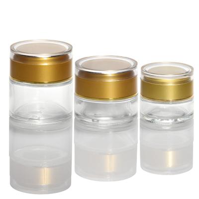 Chine Fabrique en gros 30Ml 50Ml 100Ml Bouteille de crème ronde pour les soins de la peau à vendre