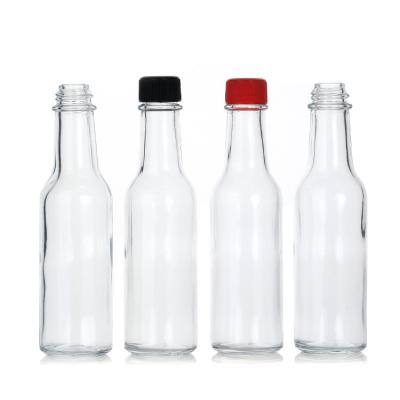 China Wholesale 8 Oz 12 Oz 16 Oz  Sauce Glass Bottles  With Screw Cap en venta