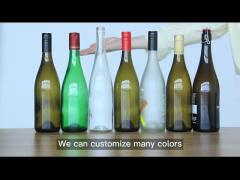 OEM Frosted Borosilicate Glass Wine Bottle 75cl In Bulk