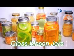 2oz 5oz 8oz 12oz glass mason jars leakproof customized