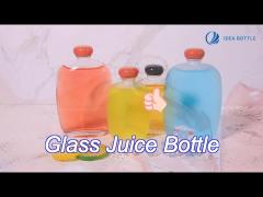 airtight freezer safe juice bottles kombucha glass bottles square