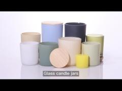 Glass candle jars