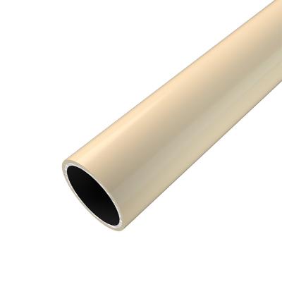 China Hot Selling DIY Pipe Ivory PE Tube DIY Diameter 28mm Lean ABS ESD Coated Steel Lean Pipe For Worktable for sale