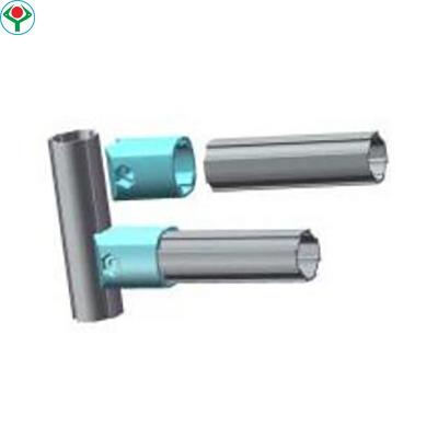 China Common Industry Aluminum Tubes For Anodizing Aluminum Pipe YS-1 Alunimun Connector for sale