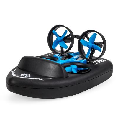 China Steerable Operation System JJRC H36F Mini Drone 3 In 1 Sea Flying 2.4G Quadcopter RC Boat Ground To Air Helicopter For Birthday Gifts for sale