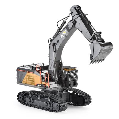 China 22 Channel Huina 2022 1592 Channel 1:14 22 2.4 GHz Scale Remote Control Excavator Toy For Kids for sale