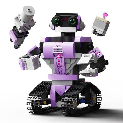 China PG 13012 Eco-friendly Material Education ABS Plastic 318PCS Wholesale App Control Robot Programming Blocks For Christmas Gifts for sale