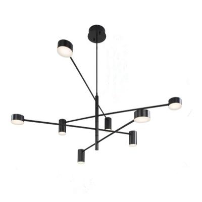 China Unique Nordic Postmodern Minimalist Art Designer Style Lighting Bedroom Modern Dining Room Chandelier for sale