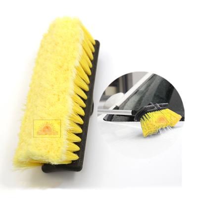 China 8 Inch PVC Soft Good Stiffness And Toughness Scrub Brush To Avoid Car Damage For Car Sweeping for sale