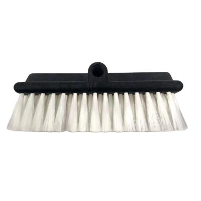 China Good stiffness and hardness high quality white two-tier soft wash brush for cleaning soft surfaces for sale