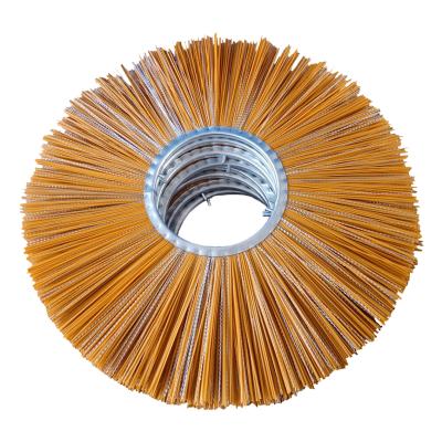 China Cleanging China Wafer Broom Wafer Ring Brush for Wildcat and Sweeper Manufacturer for sale