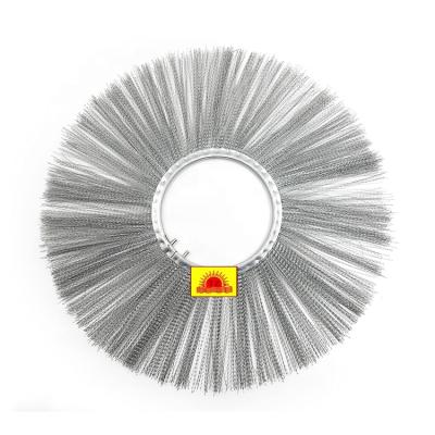 China Easy To Install Hot Sale Flat Product Wafer Brush Sweeper Sweeps Wafer Sweeper Brush for sale