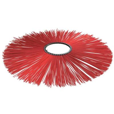 China Road cleaning factory direct supply pp stiffen circular brush round brush snow street sweeping brush for sale