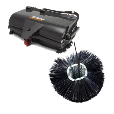 China Durable Anhui Factory 10*32inch Poly Wafer Sweeping Brush Road Wafer Broom Replacement Brush for sale