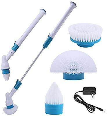 China Sustainable Spinning Scrubber Bathroom Cleaning Brush Cordless Scrubber Automatic Spinning Brush for sale