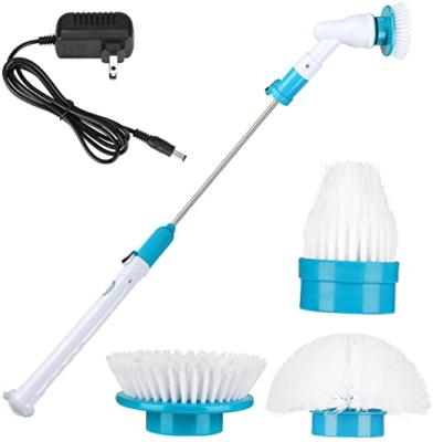 China Viable Automatic Electric Cordless Spin Scrubber Brush Spin Scrubber Electric Cleaning Brush for sale