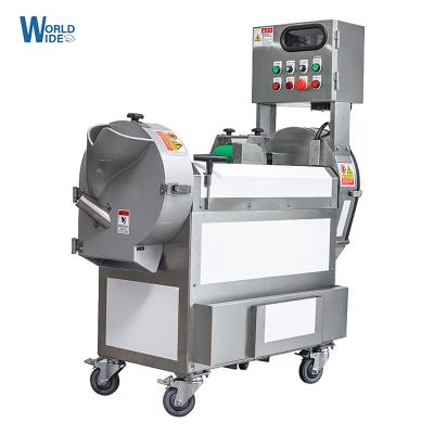 China Multifunctional Automatic Commercial Electric Ginger Slicer Shred Potato Carrot Fruit Processing Plant Vegetable Cutter for sale