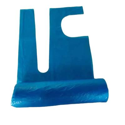 China Wholesale Cleaning Factory Stocked 100pcs Aprons Packed In Roll Disposable Plastic Pe Sleeveless Apron for sale