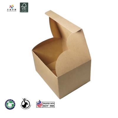 China Recycled Materials Cardboard Design Form Cardboard Box One Paper Folding Molding Paper Packaging Gift Box for sale