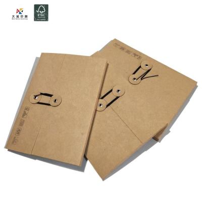 China Recyclable Elastic Paper Folder Paper Folder Reinforcement Paper Cardboard Reinforcement Rope Cardboard Office Supplies Custom Logo for sale