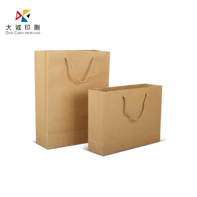 China Reusable Brown Custom Paper Bags Custom Folding Grocery Recyclable Eco-Friendly Folding Kraft Paper Tote Bag With Logo for sale