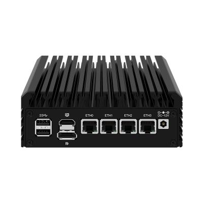 China Support Auto power on Intel Celeron N5105 2.5Gbe Micro Firewall Appliance Mini PC 8GB DDR4 128GB M.2 NVMe PICe SSD Fanless Mini Desktop Computer for sale