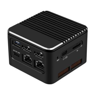 China Support Auto power on Dual Lan Ultra Small Portable 2.5GbEMicro Firewall Router Intel Alder N100 N200 I3 N305 2xI226V Nics 3x4K Micro Mini PC for sale