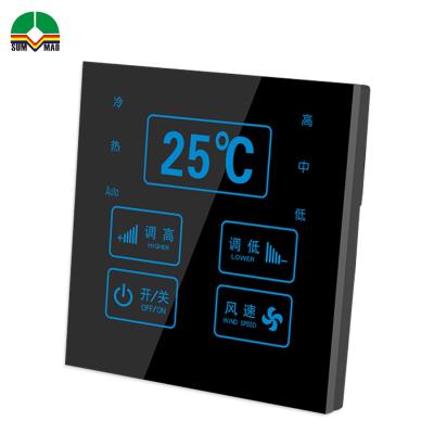 China 4 Gang 1 Way Wall Switch Customize LED Black Crystal Glass 5 Gang 1 Way Touch Light Wall Switch Waterproof UK 110v -250v for sale