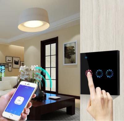 China Smart Home Smart Wifi System Smart Switch Smart Life Tuya Works With Alexa 220V for sale