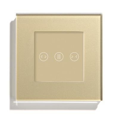 China 86*86mm 1 Strip Smart Wifi Curtain Switch Connect Alexa Google Home 220v Smart Home Device SUM-S1-CU en venta