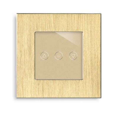 China SUM-S3D Wall Touch Switch 1/2/3 Aluminum Strip Touch Wall Wifi Smart Home UK Eu UK Eu Glass Panel Light en venta