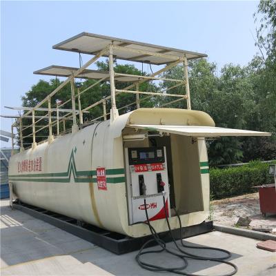 China Portable Safety Duarble Storage Tank Gas Tank Skid-Mounted Station Mobile Gas Station for sale