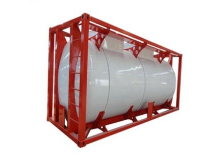 China 20ft 40ft ISO Tank Container Oil Tank Gasoline And Oil Container For Fuel Transportation Reasonable Price for sale