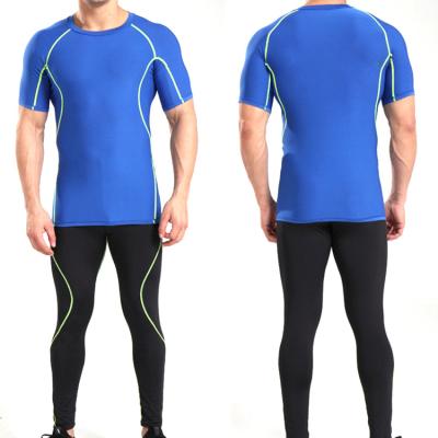 China Antistatic High Quality Custom Fitness Sports Spandex Gym Wear For Men for sale