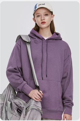 Chine Hoodie 100% micro surdimensionné de pull d'ouatine de représentation de Hoodies unisexes de plaine de plaine de coton pour des femmes à vendre