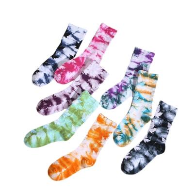 Chine Chaussettes colorées d'hommes d'hiver de broderie de sublimation de cru en pastel thermique de Slouch de sourire de fleur à vendre