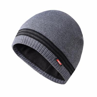 China Un invierno más caliente Beanie Knitted Hat del poliéster de las lanas de las gorritas tejidas y de los casquillos de los hombres en venta